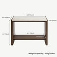 thumbnail image 2 of FOROUTIA Modern Console Table with Storage Shelf, Wood Entryway Table Sofa Table for Hallway, 2 of 7