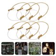 thumbnail image 2 of Raindrops 6pcs Solar Jar Wire Hangers Stainless Steel Handles Burlap Wire Hangers for Canning Jar, 2 of 7