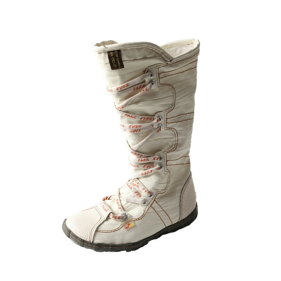 TMA EYES Snake-Embossed Leather and PU Upper Women's Tall Boot