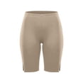 thumbnail image 5 of Posijego Women's Plus Size Biker Shorts Athletic Shorts High Waist Workout Running Yoga Gym Cycling Shorts with Side Slits, 5 of 7