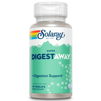 Solaray Super Digestaway Digestive Enzyme Blend | Healthy Digestion & Absorption of Proteins, Fats & Carbohydrates | Lab Verified | 90 VegCaps