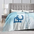 thumbnail image 4 of Presbyterian A College Logo Fleece Blanket, Very Soft Microfiber Flannel Blanket for Couch Warm and Cozy for All Seasons, 4 of 6