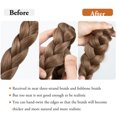 thumbnail image 4 of 1pcs Synthetic Ribbon Hair Braids with Adjustable Belt Braided Bohemian Style Women's Hairstyle, 4 of 5