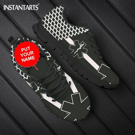 

Fashion Blue and White EMT EMS Design Woman Flats Casual Shoes Women Jogging Sport Shoes Footwear Summer Walking Ladies Sneakers
