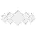 thumbnail image 2 of 26"W x 17 3/8"H x 8"C x 1"P Zoe Architectural Grade PVC Contemporary Ceiling Medallion, 2 of 11