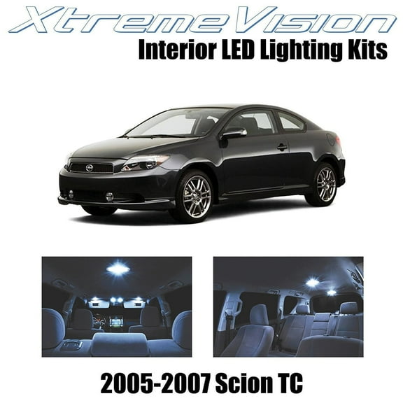 XtremeVision LED for Scion TC 2005-2007 (10 Pieces) Cool White Premium Interior LED Kit Package   Installation Tool