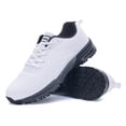 thumbnail image 2 of Mens Running Shoes Lightweight Walking Shoes Athletic Trail Tennis Sneaker Sports Gym Jogging Workout Shoes WhiteBlack Size 7, 2 of 5