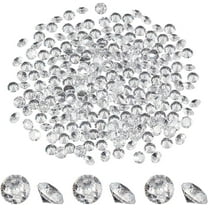 5mm 4mm Round Cubic Zirconia Stone Clear Grade A Loose CZ Diamond Stones Tiny Faceted Rhinestone Cabochons Small Pointed Back Diamante Gems for Ring Earring Jewelry DIY