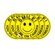 thumbnail image 1 of (Juego de 5) Letrero Smile You're On Camera - Círculo de 4.5" - Vinilo de 4 mil - Laminado para máxima protección y durabilidad - Calcomanía autoadhesiva - Protección contra rayos UV y resistente a la, 1 of 1