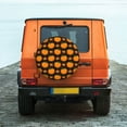 thumbnail image 6 of Rateoe Orange Pumpkin And Autumn Maple Pattern Tire Cover Wheel Protectors Weatherproof Wheel Covers Universal Fit for Trailer Rv SUV Truck Camper Travel Trailers Accessories-16 inch, 6 of 6