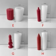 Multi-Style Geometry Resin Mold 3D-Cone Silicone Mould Art Craft Soap Gypsum Decorations
