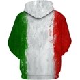 thumbnail image 2 of Italian Flag Hoodie 3D Printing Casual Sweatshirt Pullove, 2 of 4