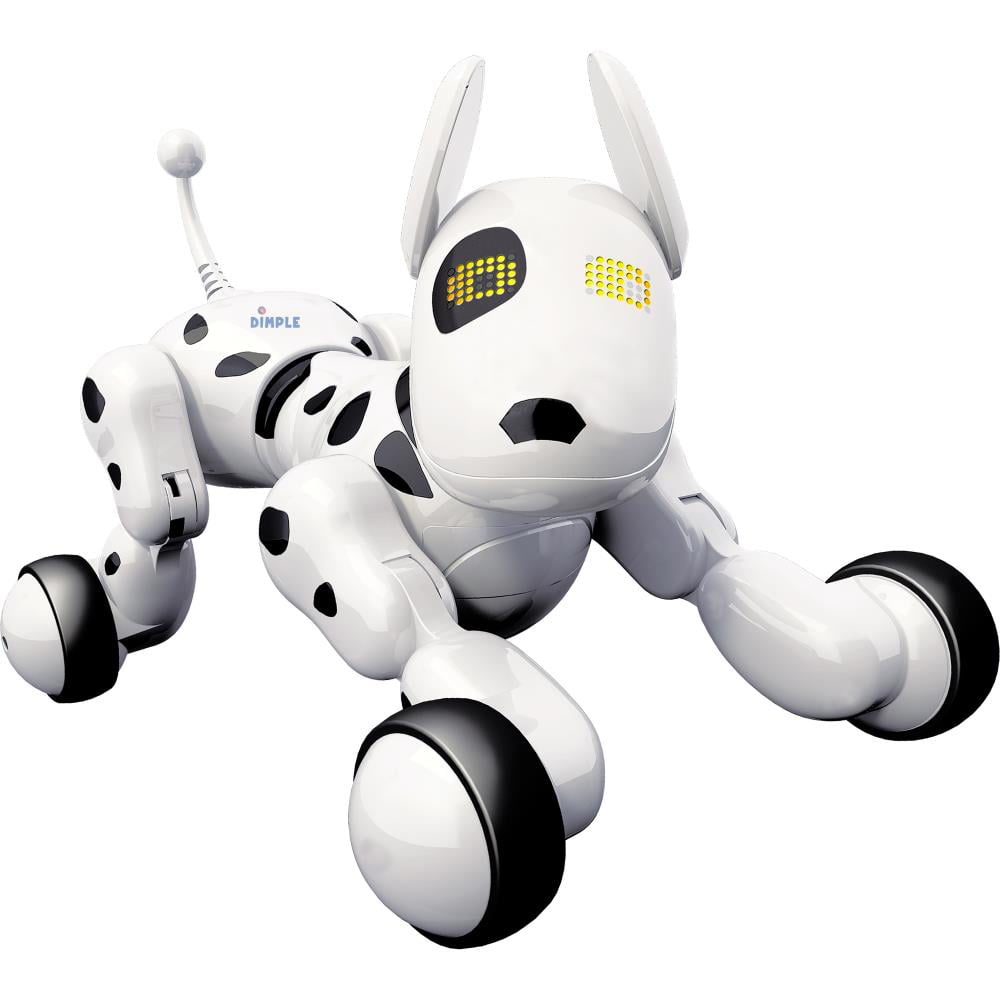 Dances Eye Mode Dimple Interactive Robot Puppy With Wireless Remote Control RC Animal Dog Toy That Sings Speaks for Boys/Girls Perfect Gift for Kids. 