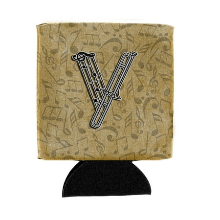 

Carolines Treasures CJ2004-VCC Letter V Musical Instrument Alphabet Can or Bottle Hugger Can Hugger multicolor