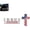 1Pc, variant on Jinerra Blessed Jesus Edition Cross Emblem Metal Badge,3D Zinc Alloy Letter Jesus Edition and American Flag Cross Metal Car Emblem Decal, Christian Patriotic Emblem for Auto, Trucks, SUV, Bumper