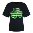 thumbnail image 4 of Wolfast T-Shirts pour Femmes Manches Courtes Mode Féminine Saint-Patrick Imprimé Col Rond Manches Courtes T-Shirt Décontracté Haut T-Shirts pour Femmes Mode, 4 of 9