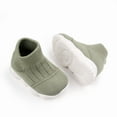 thumbnail image 5 of ZHOGXU Baby Boys And Girls Sneakers Comfortable Breathable Soft Non Slip Solid Color Spring Sports Shoes,Green,0-3 Months, 5 of 6