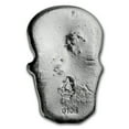 thumbnail image 2 of 1 kilo Hand-Poured Silver Skull, 2 of 3