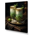 thumbnail image 2 of Designart "Vibrant Green Chia Morning Meal II" Breakfast Canvas Wall Art, 2 of 7