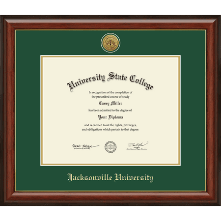 Jacksonville University Diploma Frame, Document Size 14" x 11"