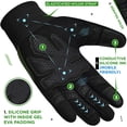 thumbnail image 2 of Guantes para Levantar Pesas RDX para Gimnasio con Dedo Completo Touch, 2 of 7