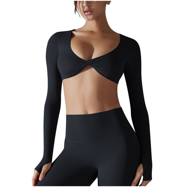 Camiseta Deportiva de Cuello Alto de Manga Larga para Mujeres Camiseta Deportiva de Ajuste Apretado Casual Running Y Top de Fitness con Cremallera