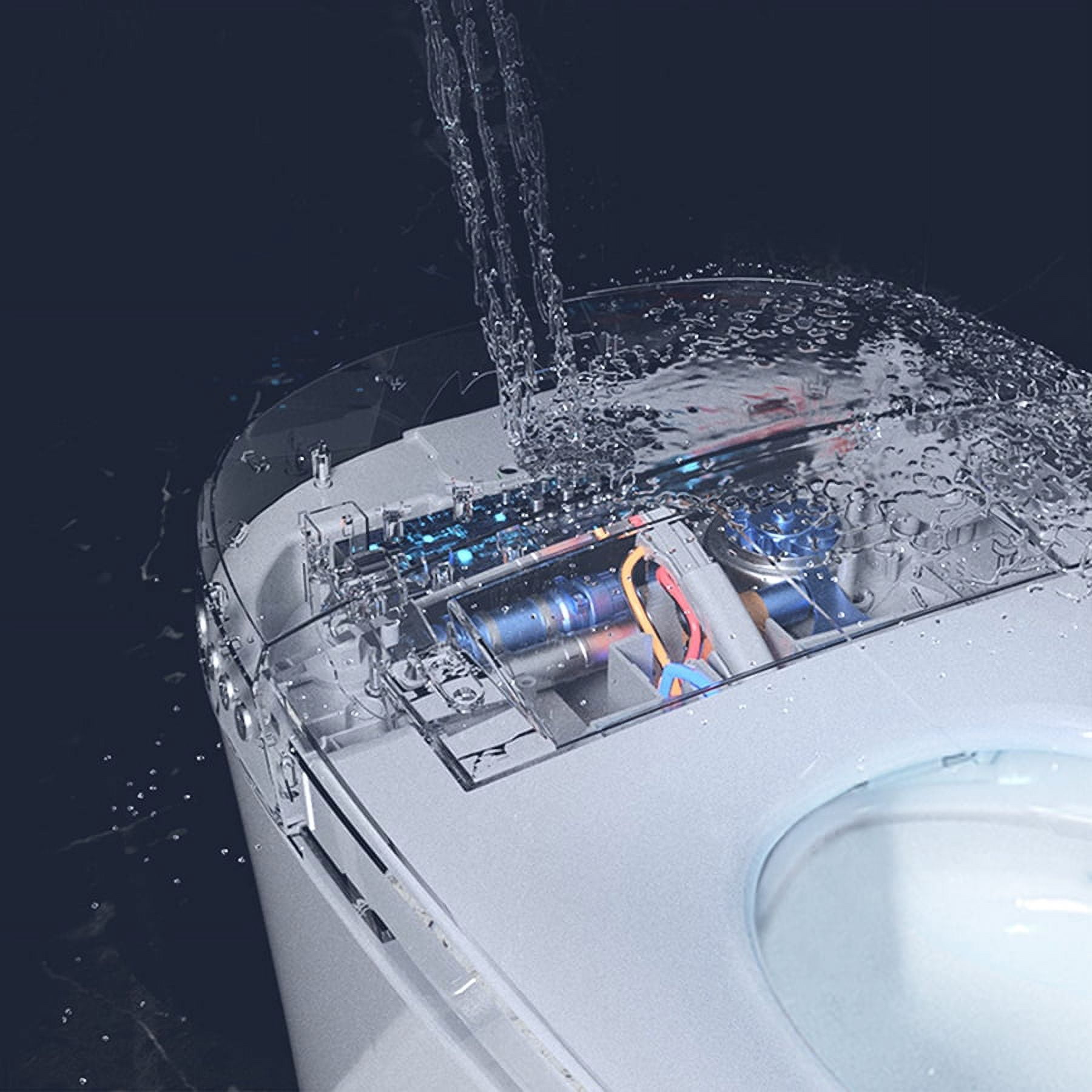 Smart Toilet Bidet Combo with Self-Cleaning Nozzle