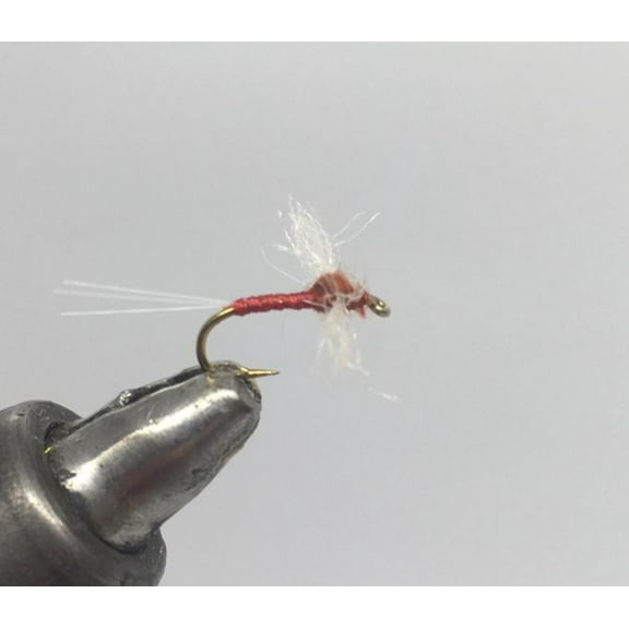 One Dozen (12) - Thread Body Spinner - Rusty - Dry Fly