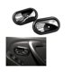 thumbnail image 2 of 1 par Manijas interiores de puerta shaofei 8200733847 8200733848 Negro Plata, 2 of 5