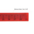 thumbnail image 4 of Uxcell Whiteboard Magnetic Ruler 29cm Metric Blackboard Straight Rulers Office Measuring Tools, Coral Red, 4 of 6