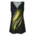 thumbnail image 5 of Cathalem Débardeurs pour Femmes Col Halter Crop Tops, Jaune L, 5 of 5