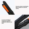 thumbnail image 4 of Curved Plate Hair Cruling Irons Ceramic Hair Curler Straightener Ptc Heater Crescent Panel Flat Iron Fast Heat Straight Styler, 4 of 5