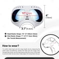 thumbnail image 4 of Gafas para Perros Namsan para Perros Grandes Protección Ocular Anti-UV Blanco, 4 of 8
