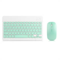 YZEGDCH Wireless Keyboards 10 Inch Wireless Keyboard Set Candy Color Keyboard and Mouse for Laptop Pc