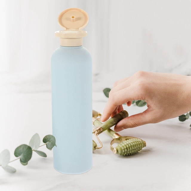 BALAHAPY 4Ud Shampoo Plástico Con Tapa Almacenamiento Seguro