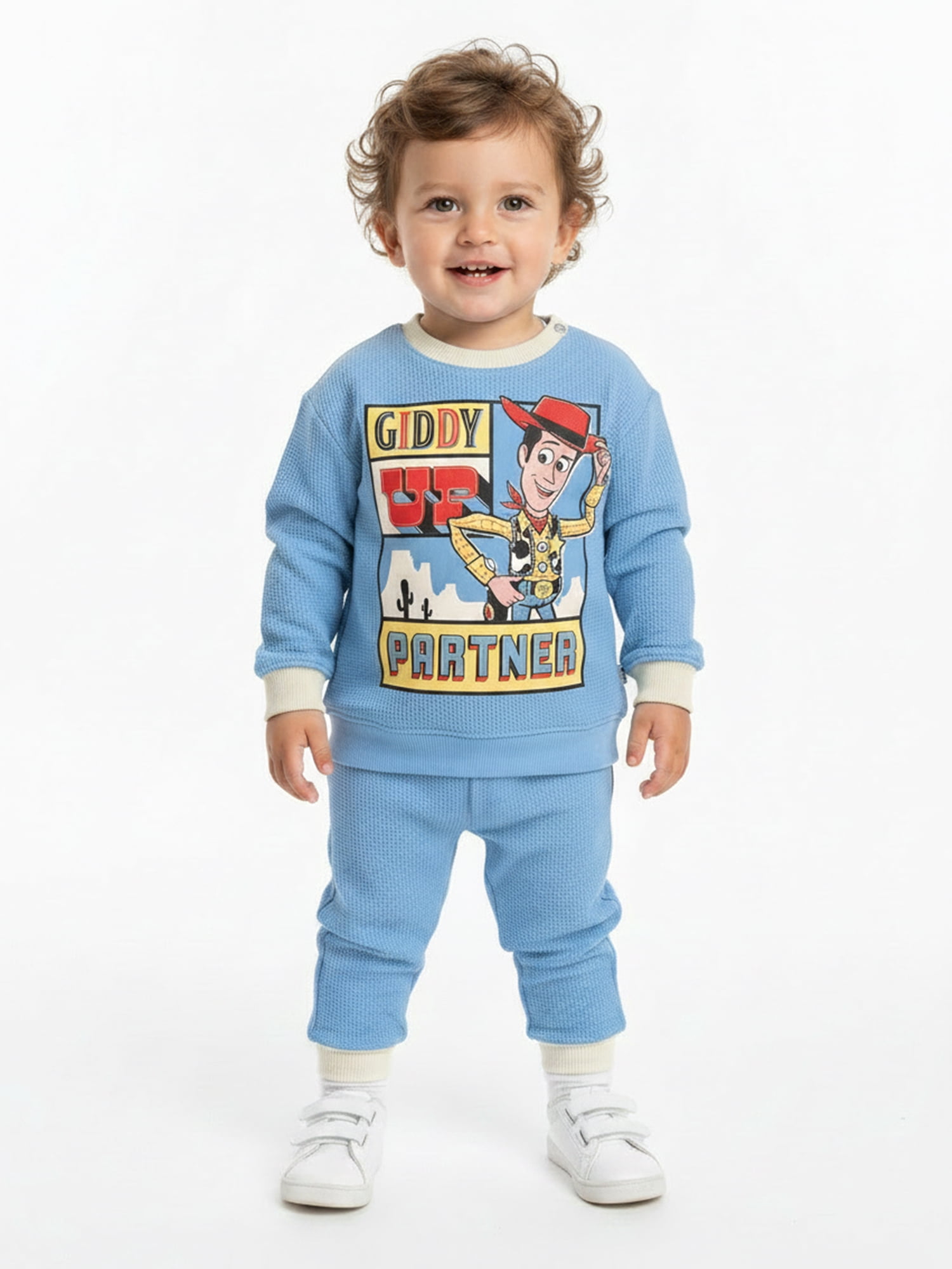 Toy Story Baby Boys Waffle Knit Top and Pants Set, 2-Piece, Sizes 0M-24M
