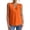 Orange, variant on YUEVORA Sleeveless V Neck Blouse for Women, Summer Casual Layered Pleated Tank Top, Lightweight Solid Color Dressy Top for Office Work and Daily Wear