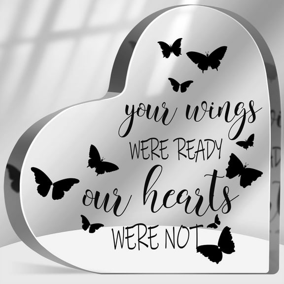 Memorial Gifts for Loss of Loved One, Loss of Mother Father Wife Husband Daughter Sympathy Gifts, Bereavement Condolences Grief Gifts, Funeral Remembrance Grief Decor Sign, Butterfly