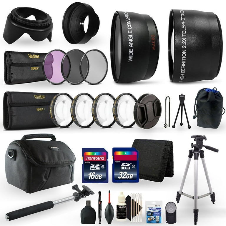 All One Ultimate Accessory Kit for Canon EOS Rebel T3i SLR Camera - Walmart.com