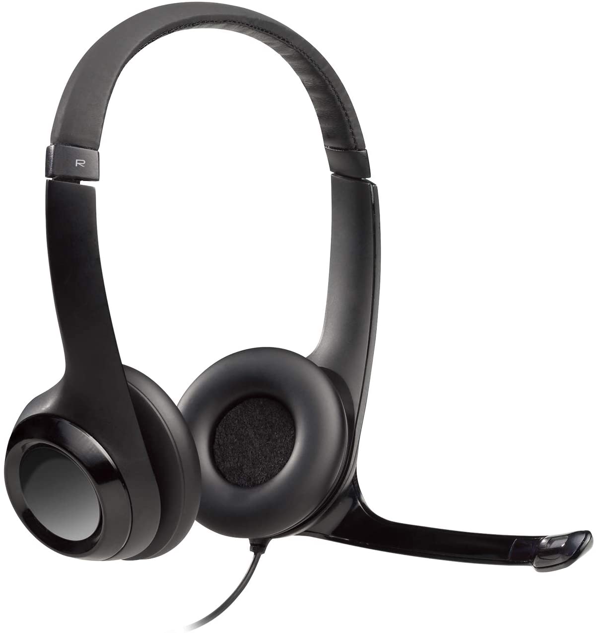 Logitech H390 Wired Stereo Headset with Noise-Canceling Mic, USB photo 3