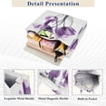 thumbnail image 5 of Wobogo Purple Tulips Corduroy Tote Bag for Women Travel Crossbody Bag Purse Women Shoulder Bags Work Handbags Daily Commuter Bag 10.2×9inch, 5 of 8