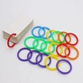 thumbnail image 5 of 50pcs Colorful Circle Ring Scrapbook Binding Buckle Hoop Binder Rings For Loose Leaf, 15/20/28/40mm, 5 of 5