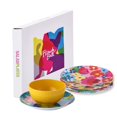 thumbnail image 5 of Platos Surtidos French Bull – Juego De 4 Piezas – Juego De 4 Platos De Ensalada De Melamina De 9 Pulgadas – Vajilla De Melamina Para Interior Y Exterior – Surtido De Flores De Jardín, 5 of 5