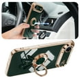 thumbnail image 3 of Allytechgroup iPhone 17 Air Case Kickstand, Spaceman Bracket Design Shockproof Drop Proof Luxury Camera Lens Protective Phone Case for Apple iPhone 17 Air, Darkgreen, 3 of 6
