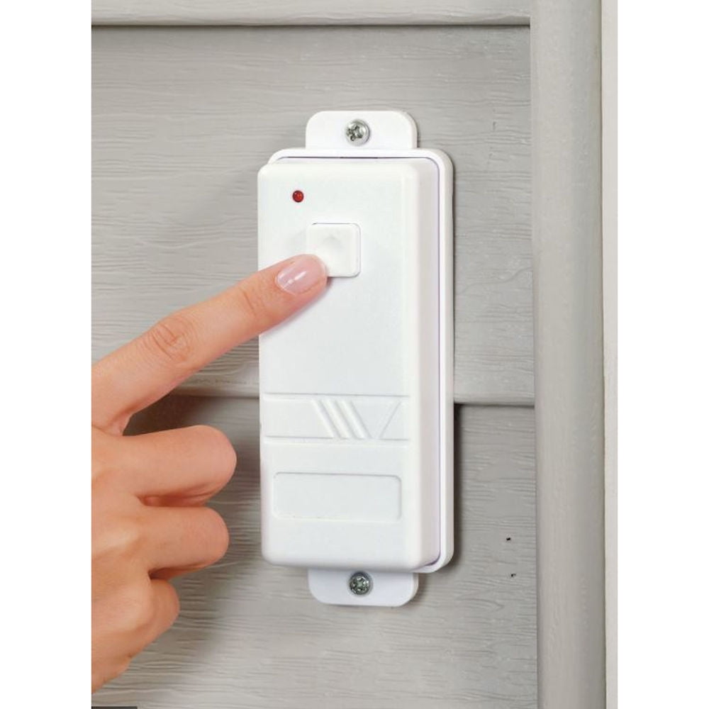 Wireless Doorbell Set with 2 Receivers in White