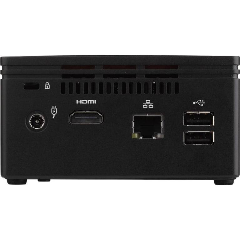Gigabyte BRIX GB-BXBT-2807 Desktop Computer, Intel Celeron N2807