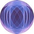 thumbnail image 1 of Ahgly Company Indoor Round Patterned Purple Amethyst Purple Area Rugs, 4' Round, 1 of 6