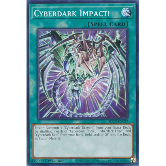 YuGiOh Structure Deck: Cyber Strike Common Cyberdark Impact! SDCS-EN027