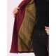 thumbnail image 5 of Chaqueta parka de invierno para mujer INSPIRE CHIC, abrigo acolchado largo, cálido, a prueba de viento, con capucha de piel sintética, talla XL, rojo oscuro, 5 of 6