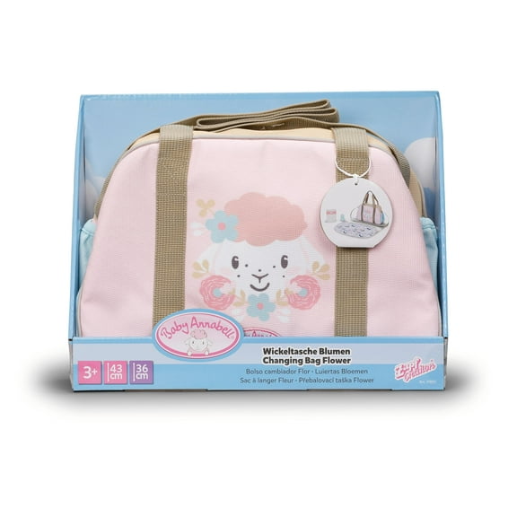 Baby Annabell Changing Bag with Floral Design